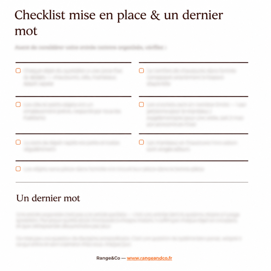 Organiser son Entrée en quelques minutes par jour