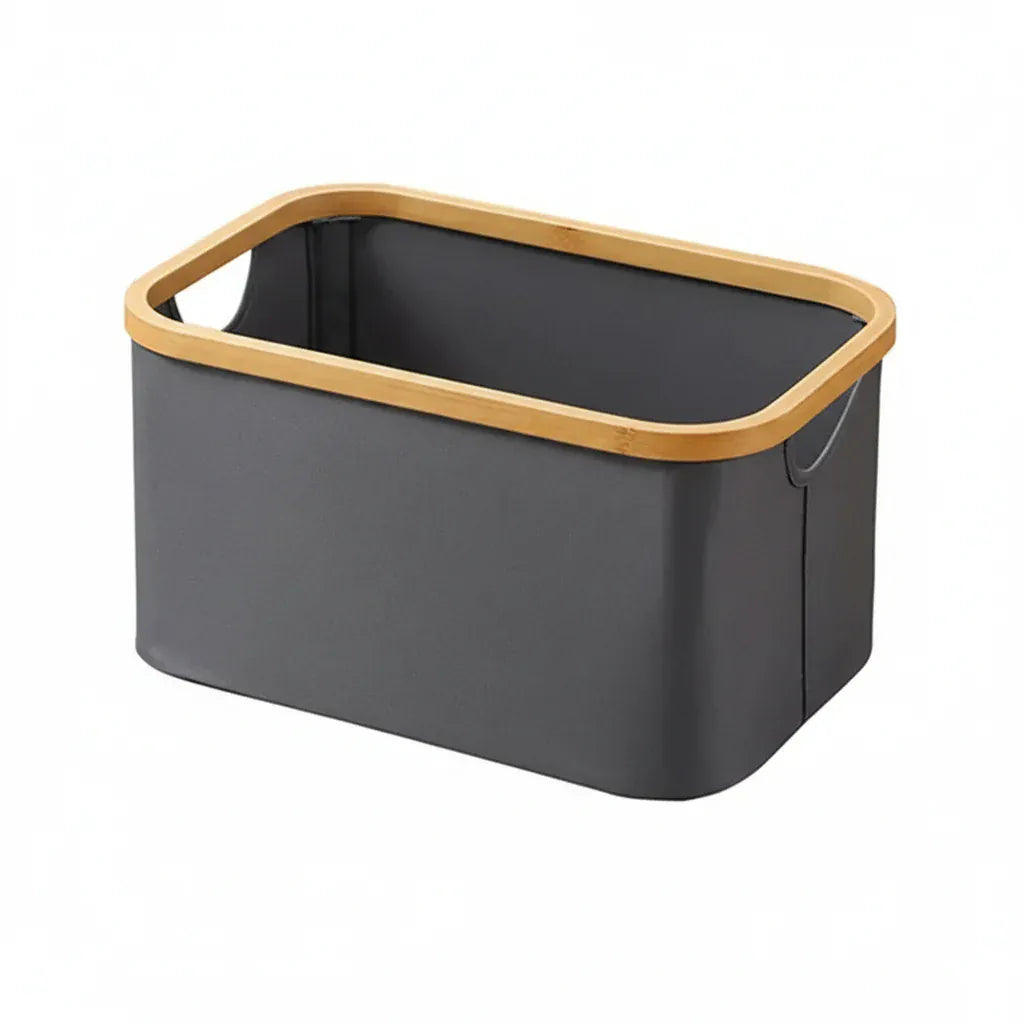 Panier de Rangement Rectangulaire en Tissu Oxford – Élégant, Pratique et Moderne pour Intérieur Gris 38x26x20cm