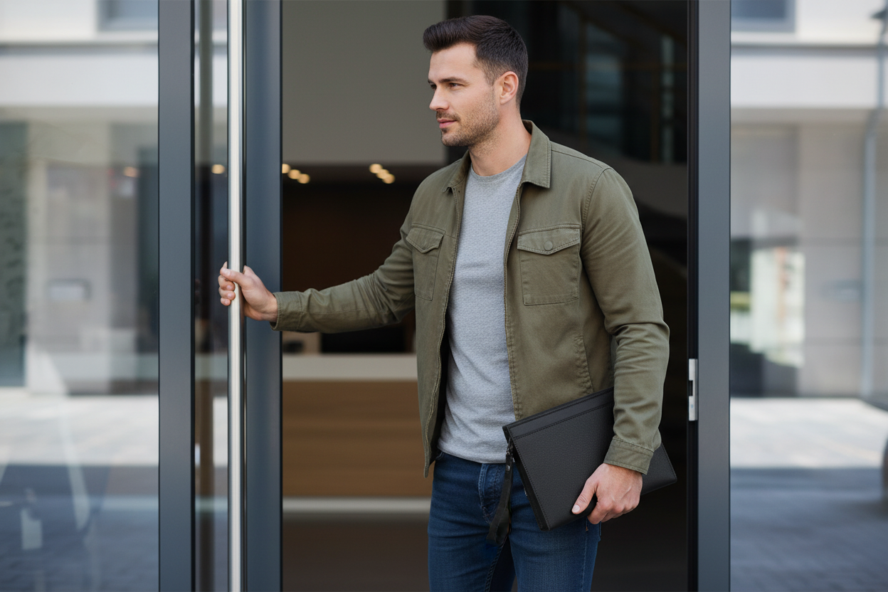 Pochette Homme Organisateur Voyage - Double Compartiment 2