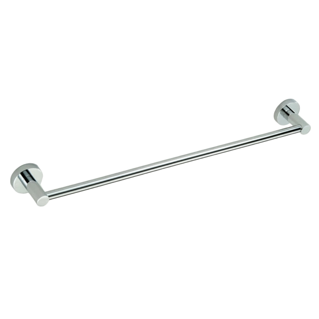 Porte-Serviette Mural Simple Barre en Acier Inoxydable 304 - Finition Chrome 40cm