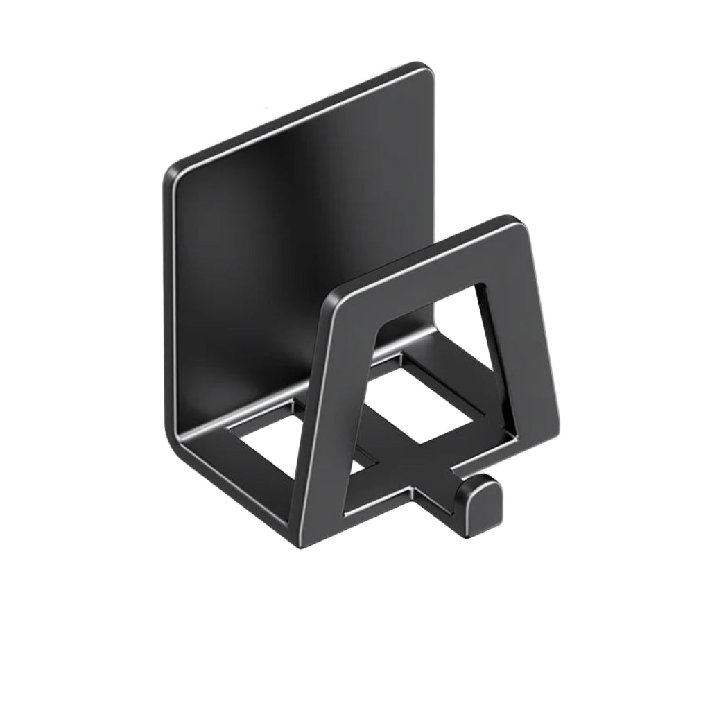 Porte-Éponge Mural Adhésif avec Système de Drainage – Support Organisateur pour Évier de Cuisine Noir