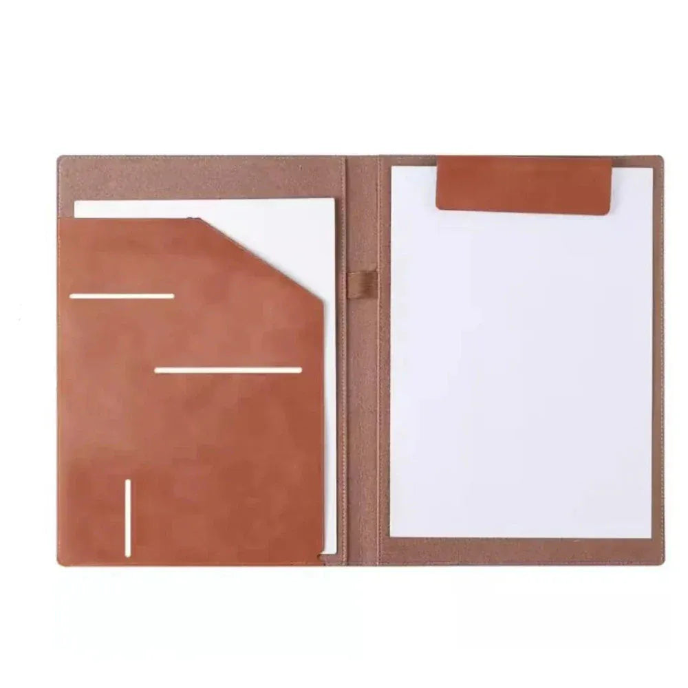 Porte-Documents Cuir Premium A4 avec Clip Intégré - Collection Business