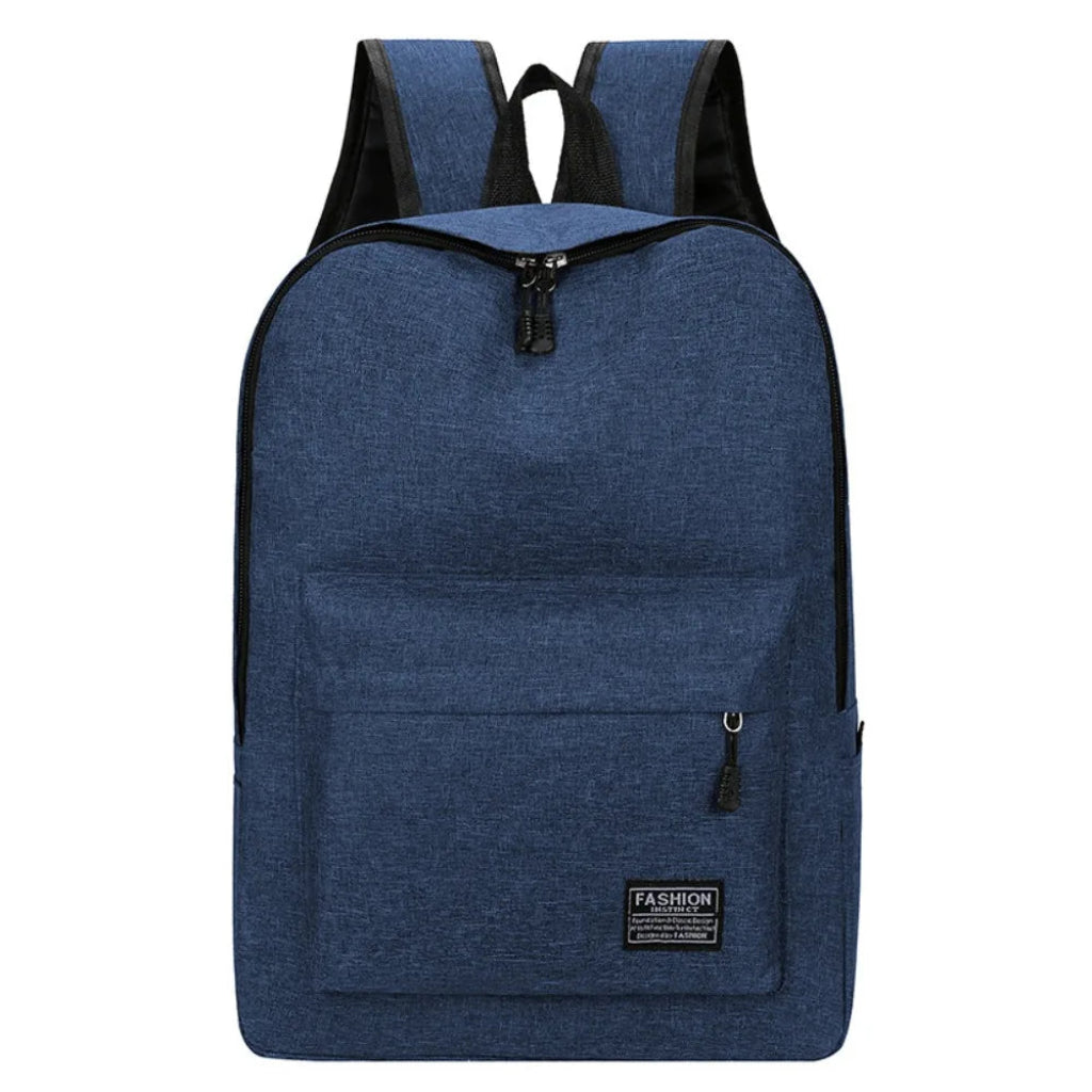 Sac à Dos de Voyage Grande Capacité - Compartiment Ordinateur Bleu - Nylon Lavable Premium
