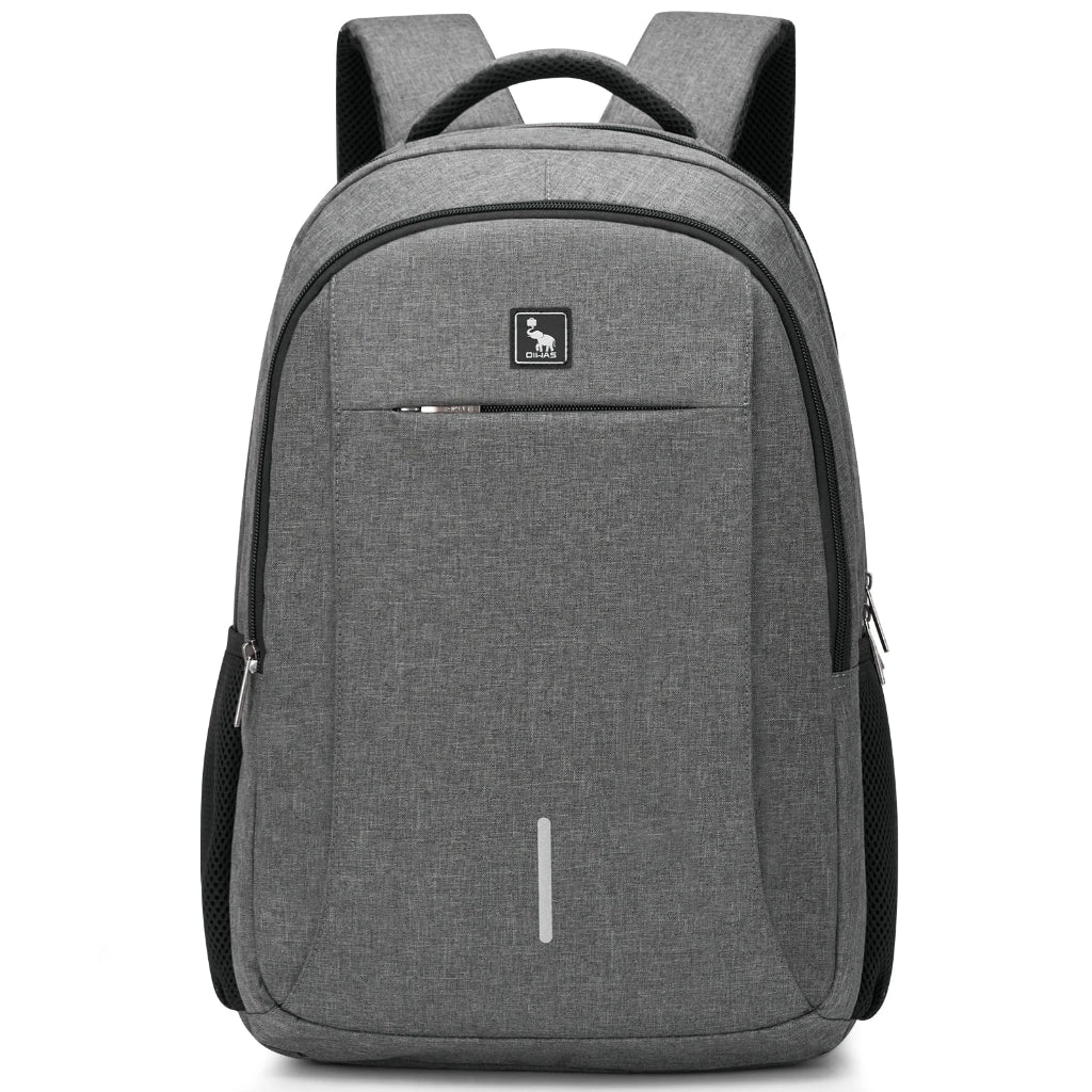 Sac à Dos de Voyage Grande Capacité avec Port USB Gris – Organisation Premium & Confort Optimal