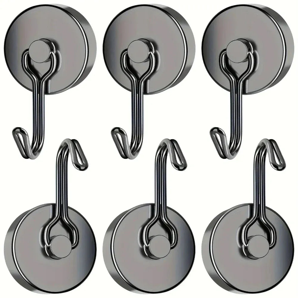 Crochets Magnétiques Ultra-Puissants 50kg – Rangement Sans Perçage