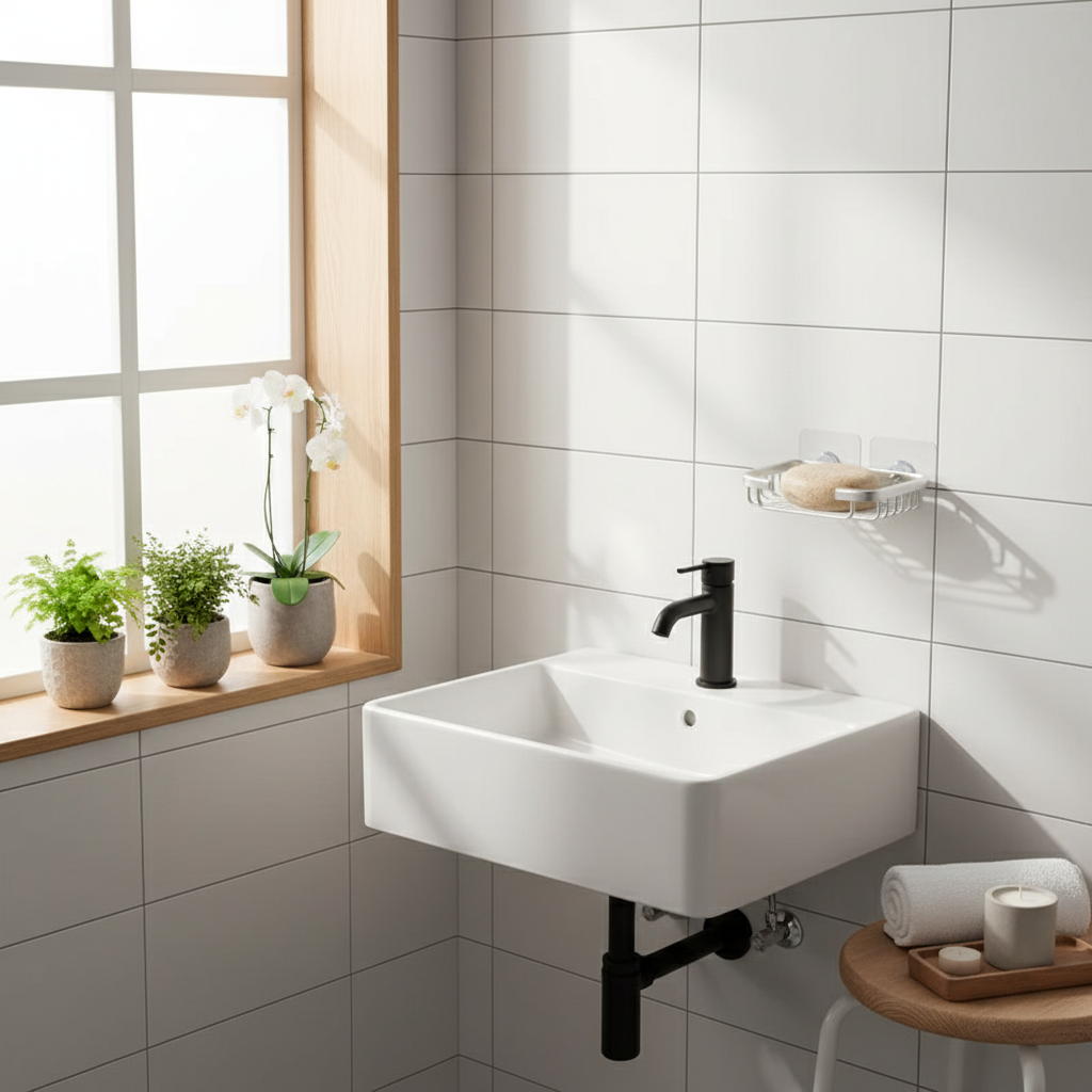 Bathroom lifestyle scene