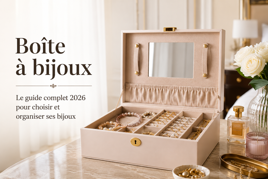 Boîte à bijoux : le guide complet 2026 pour choisir et organiser ses bijoux