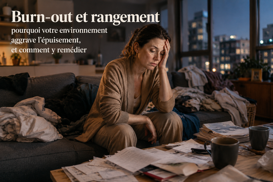 Burn-out et rangement : pourquoi votre environnement aggrave l'épuisement, et comment y remédier