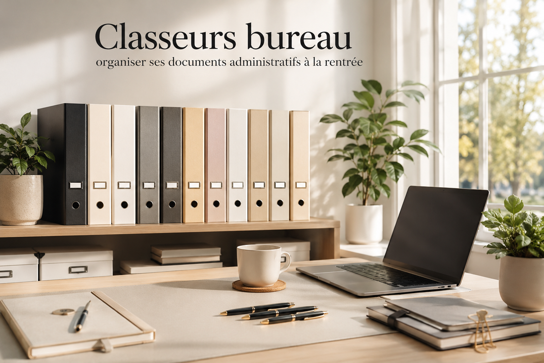 Classeurs bureau : organiser ses documents administratifs à la rentrée