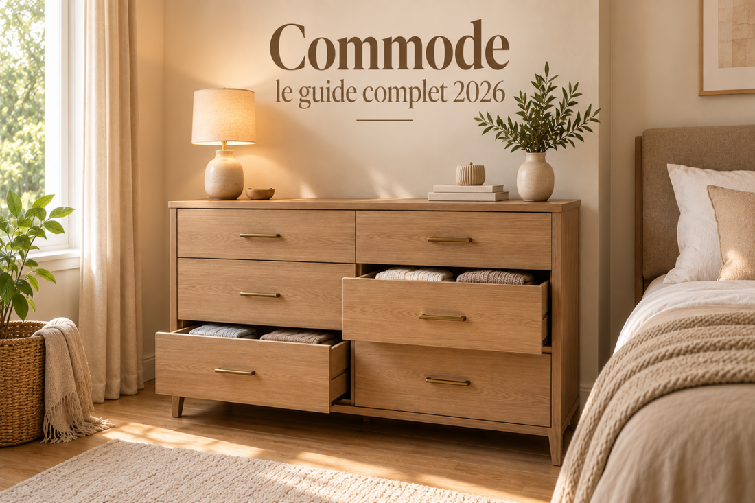 Commode : le guide complet 2026