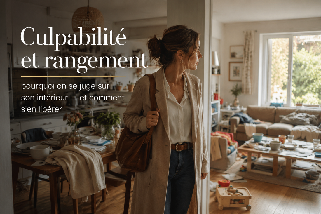 Culpabilité et rangement : pourquoi on se juge sur son intérieur — et comment s'en libérer