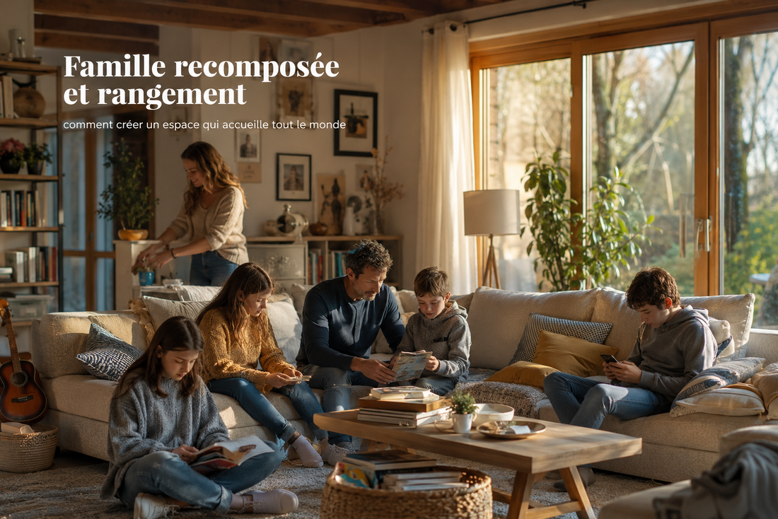 Famille recomposée et rangement : comment créer un espace qui accueille tout le monde