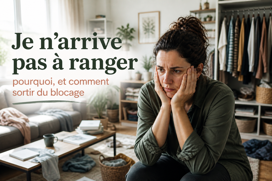 Je n'arrive pas à ranger : pourquoi, et comment sortir du blocage