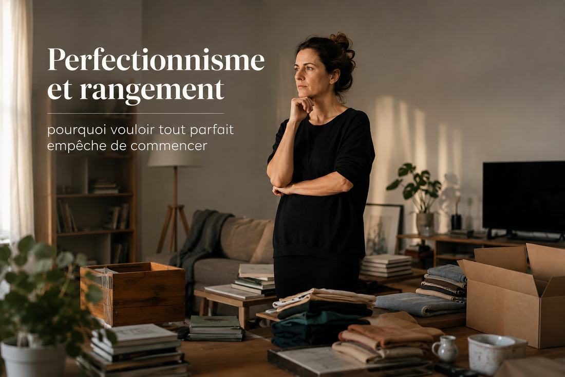 Perfectionnisme et rangement : pourquoi vouloir tout parfait empêche de commencer