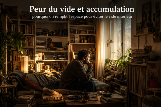 Peur du vide et accumulation : pourquoi on remplit l'espace pour éviter le vide intérieur