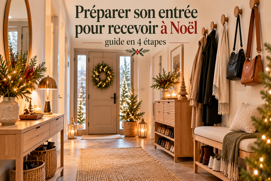 Préparer son entrée pour recevoir à Noël : guide en 4 étapes