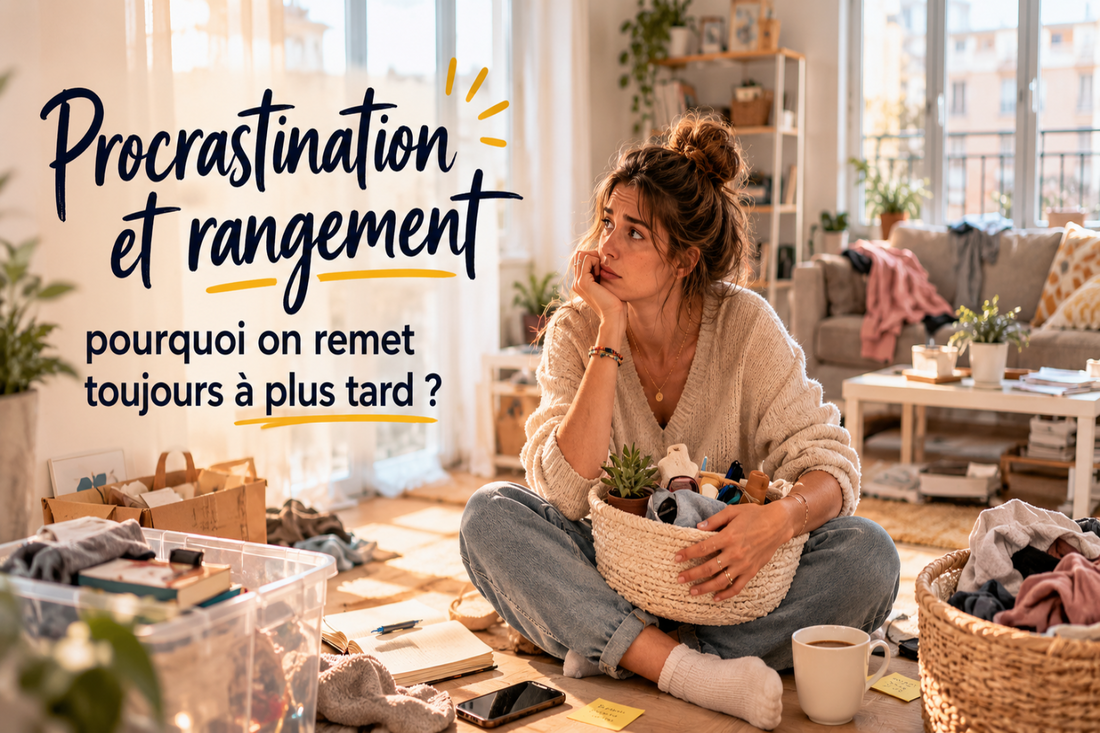Procrastination et rangement : pourquoi on remet toujours à plus tard