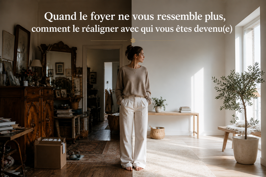 Quand le foyer ne vous ressemble plus : comment le réaligner avec qui vous êtes devenu(e)