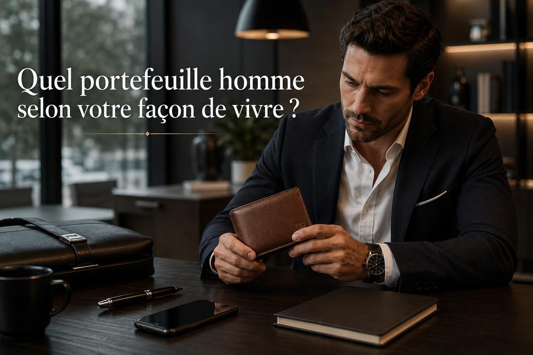 Quel portefeuille homme selon votre façon de vivre ?
