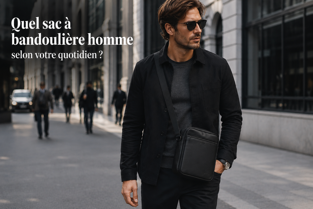 Quel sac à bandoulière homme selon votre quotidien ?