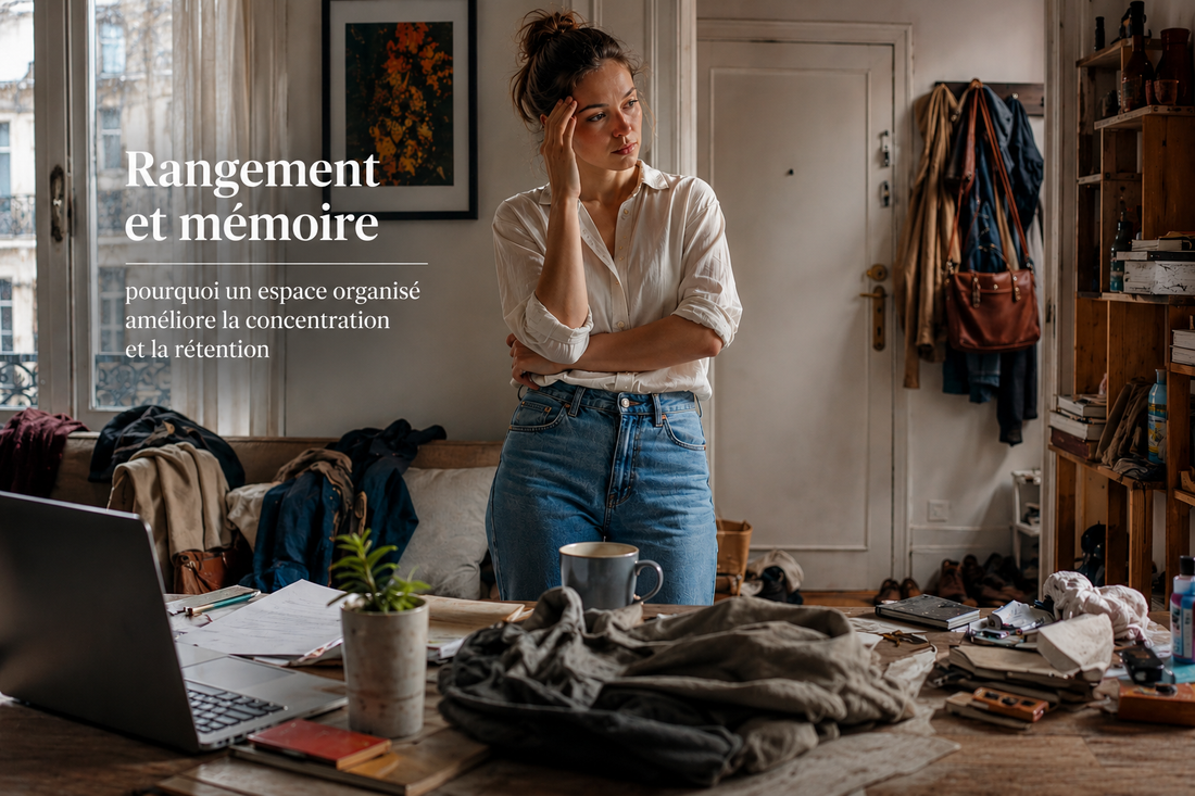 Rangement et mémoire : pourquoi un espace organisé améliore la concentration et la rétention