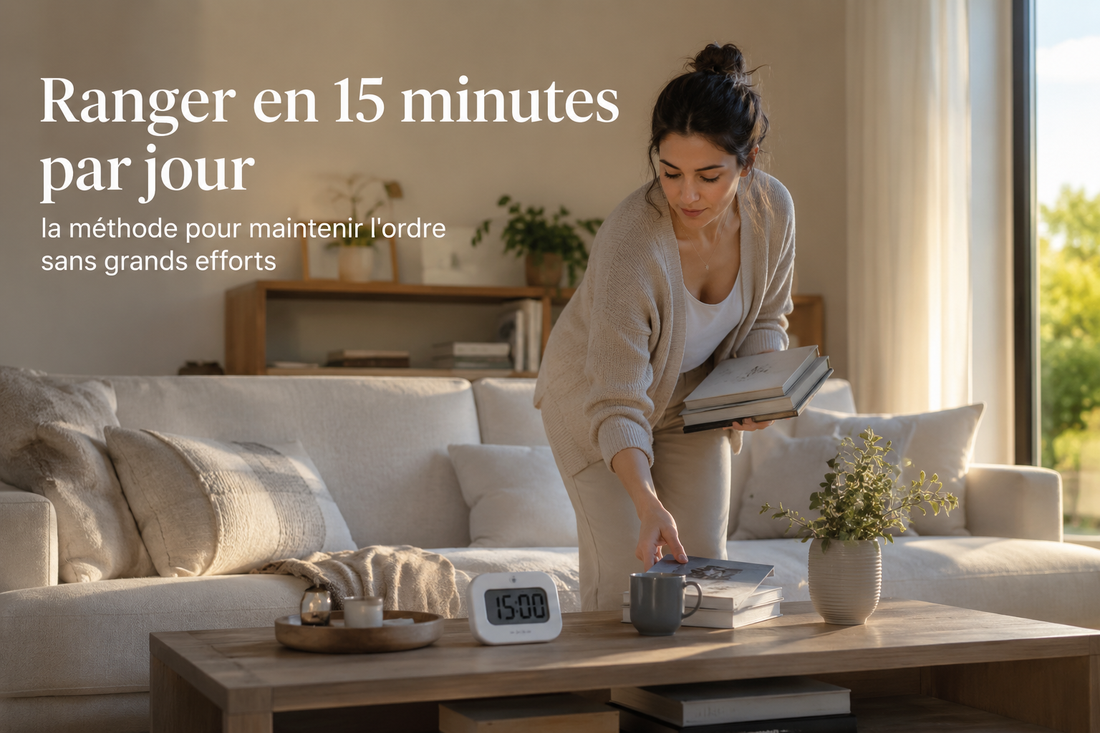 Ranger en 15 minutes par jour : la méthode pour maintenir l'ordre sans grands efforts