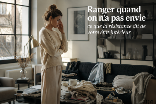 Ranger quand on n'a pas envie : ce que la résistance dit de votre état intérieur