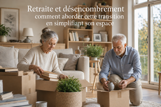 Retraite et désencombrement : comment aborder cette transition en simplifiant son espace