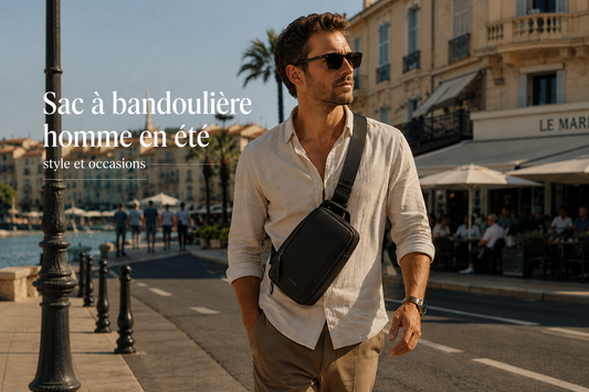 Sac à bandoulière homme en été : style et occasions