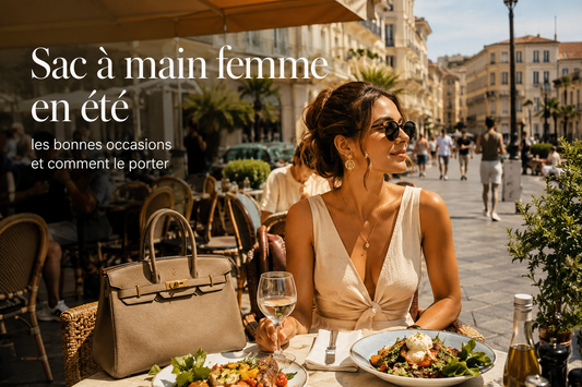 Sac à main femme en été : les bonnes occasions et comment le porter