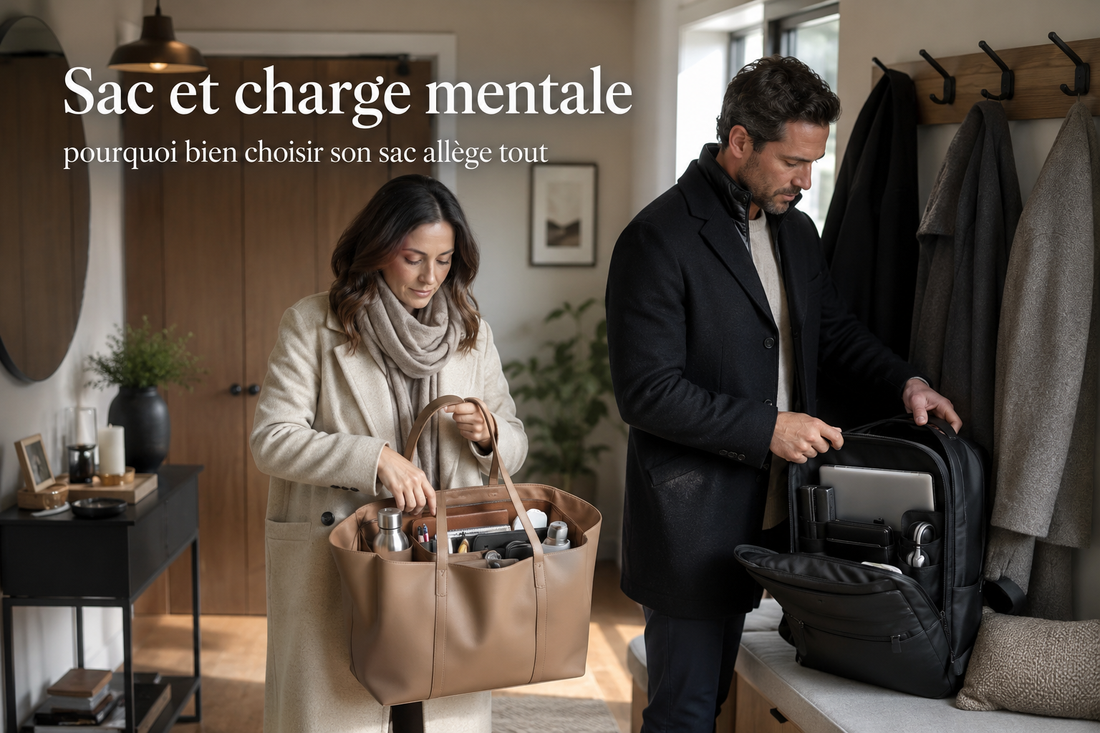 Sac et charge mentale : pourquoi bien choisir son sac allège tout