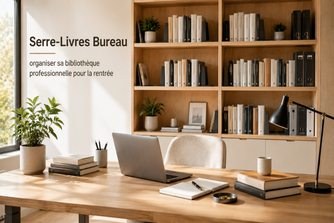 Serre-Livres Bureau : organiser sa bibliothèque professionnelle pour la rentrée