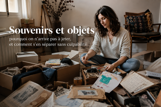 Souvenirs et objets : pourquoi on n'arrive pas à jeter, et comment s'en séparer sans culpabilité