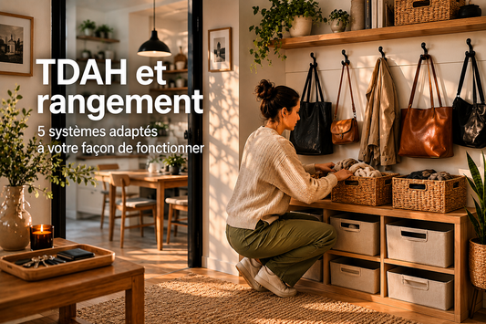 TDAH et rangement : 5 systèmes adaptés à votre façon de fonctionner