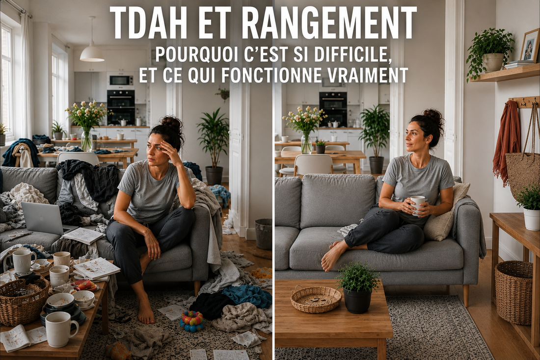 TDAH et rangement : pourquoi c'est si difficile, et ce qui fonctionne vraiment