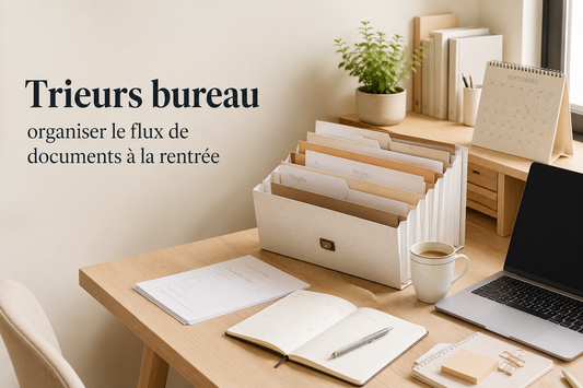 Trieurs bureau : organiser le flux de documents à la rentrée