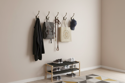 5 patères couloir moderne