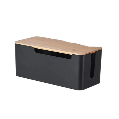 Boite de rangement pour cable noir
