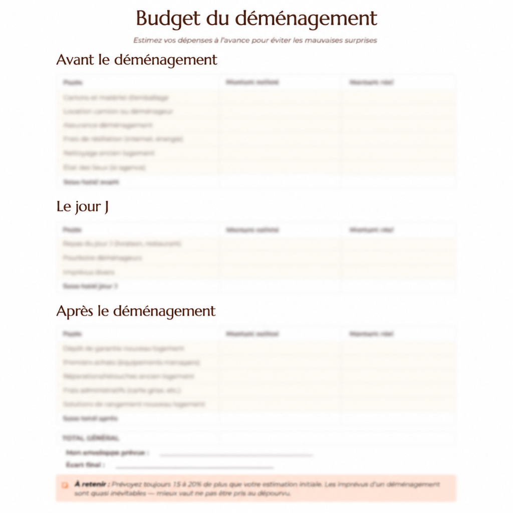 Organiser son Déménagement sans stress