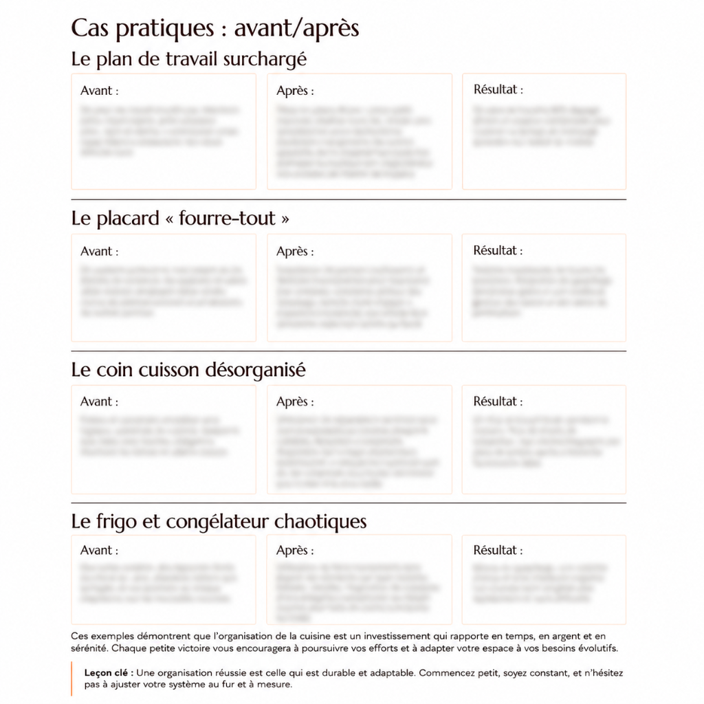 Organiser sa Cuisine sans tout chambouler