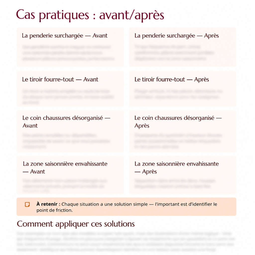 Organiser son Dressing sans tout vider