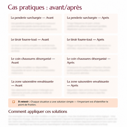 Organiser son Dressing sans tout vider