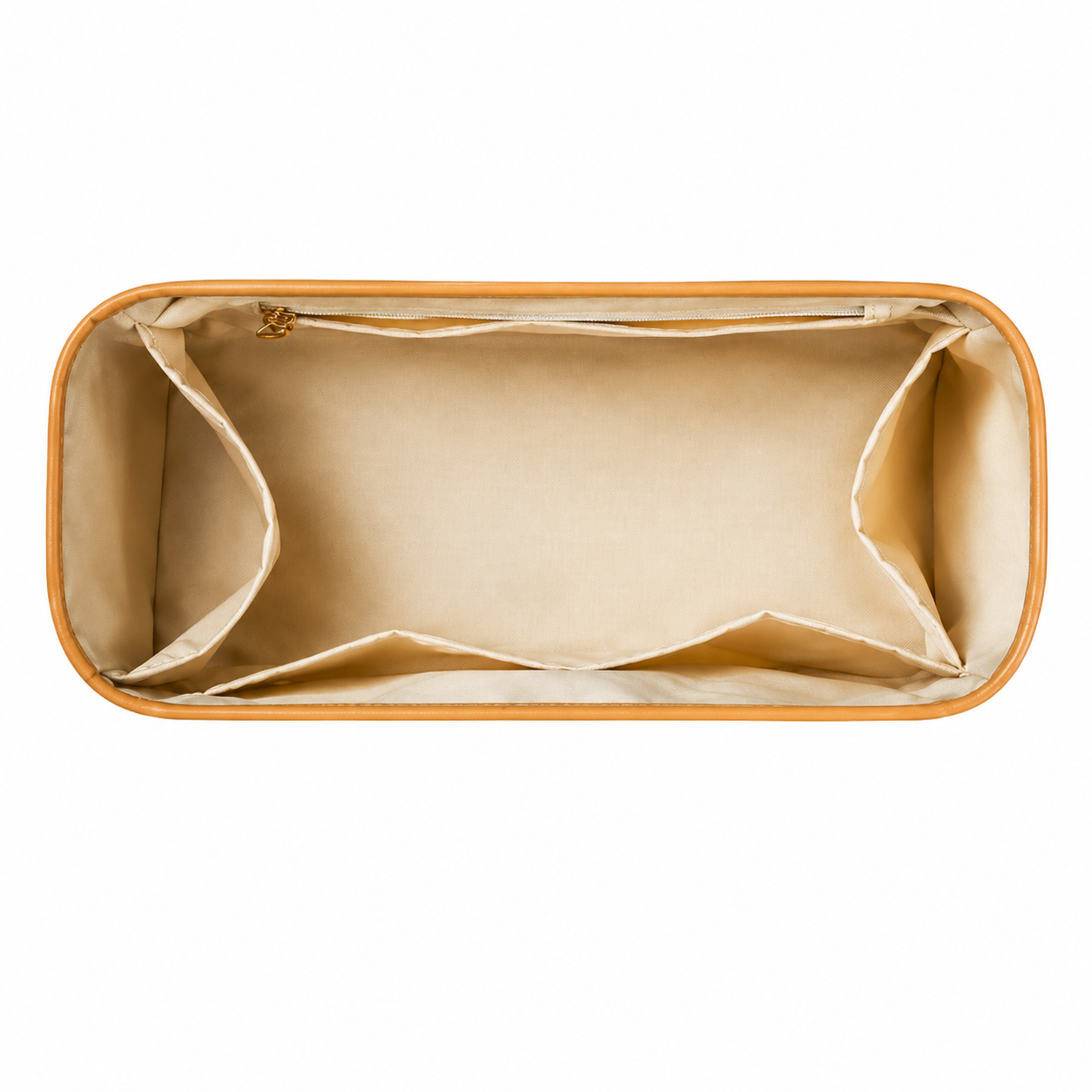 Organisateur de Sac Cuir Brun Imperméable Multi-Compartiment