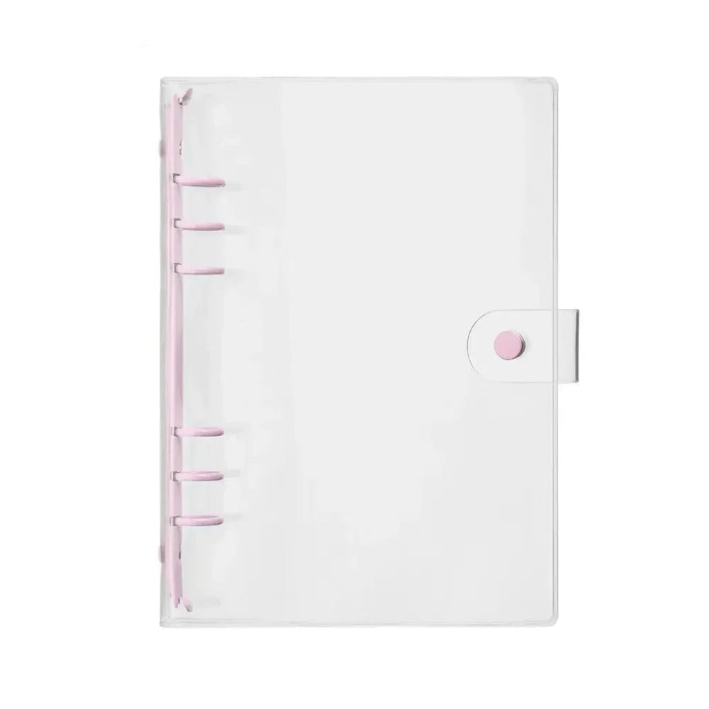 Classeur Transparent A6 à 6 Anneaux en PVC
