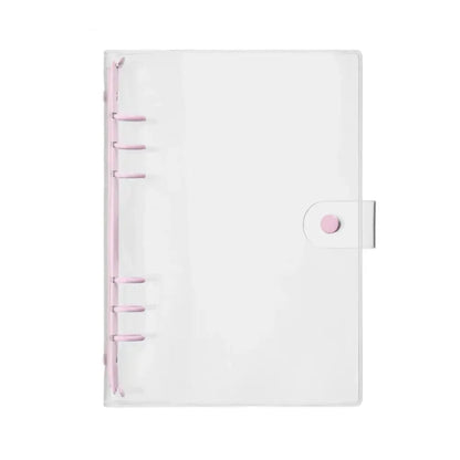 Classeur Transparent A6 à 6 Anneaux en PVC