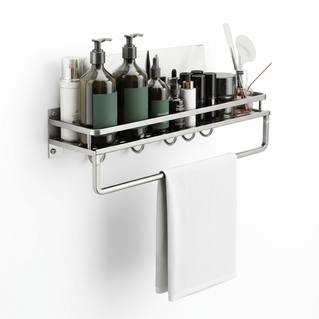 Étagère Murale Cuisine – Aluminium Multifonctionnelle Design & Pratique