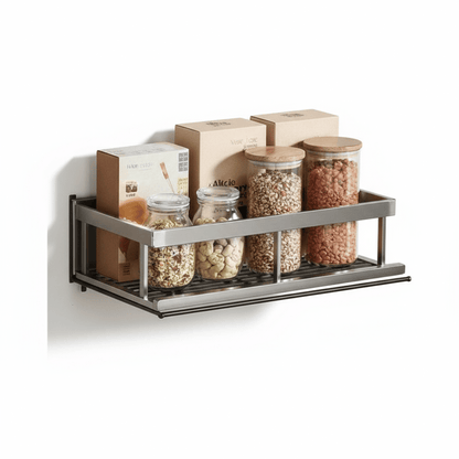 Étagère Murale Cuisine – Aluminium Multifonctionnelle Design & Pratique