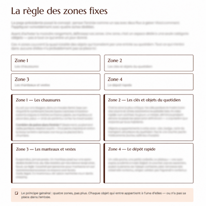 Organiser son Entrée en quelques minutes par jour
