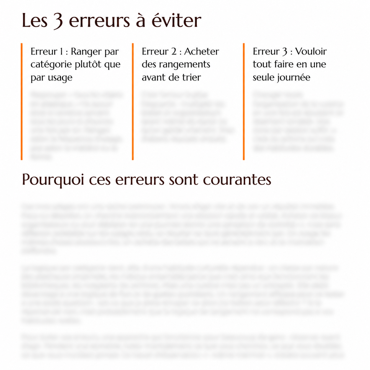 Organiser sa Cuisine sans tout chambouler