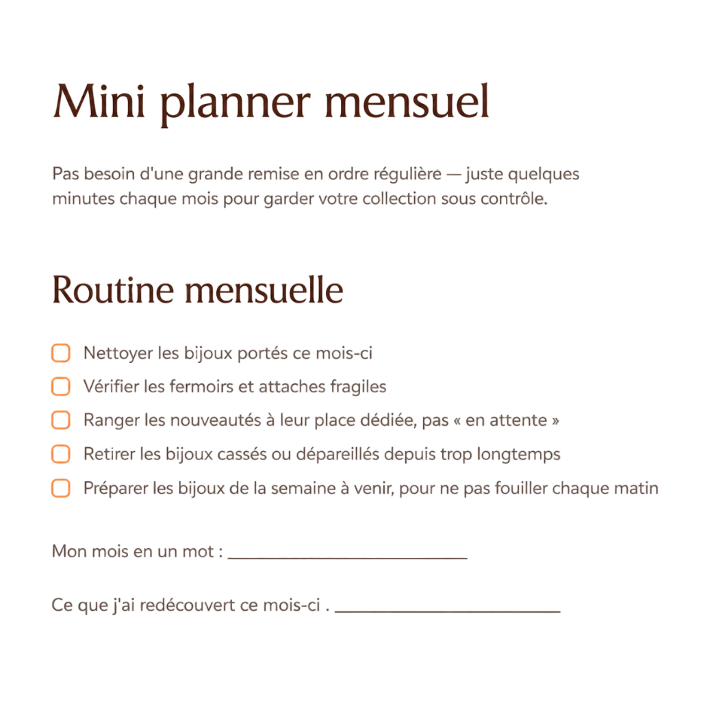 Organiser ses bijoux sans y passer des heures